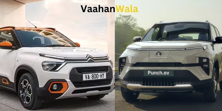 Citroen eC3 vs Tata Punch EV in Electric Showdown