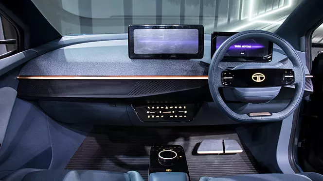 curvv ev concept interior dashboard