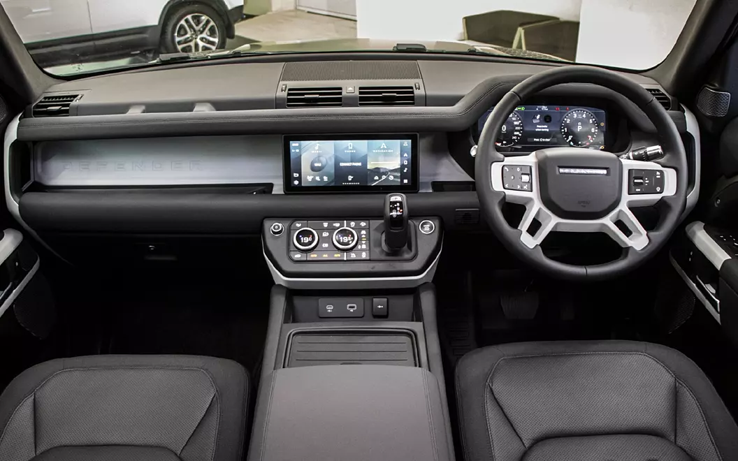 defender interior dashboard