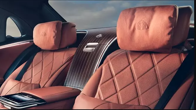 maybach s class interior rear seats