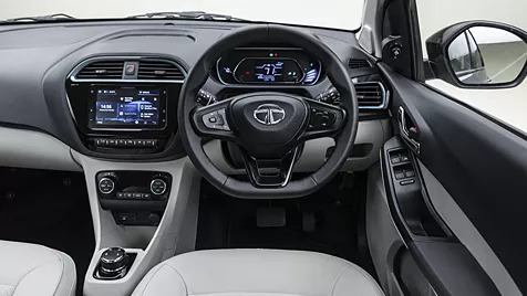 tiago ev interior steering wheel 2