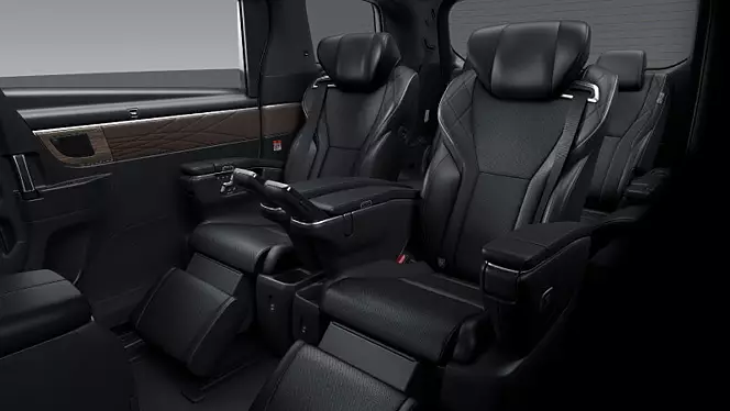 vellfire interior rear seats