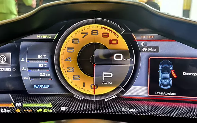 296 gtb interior instrument cluster