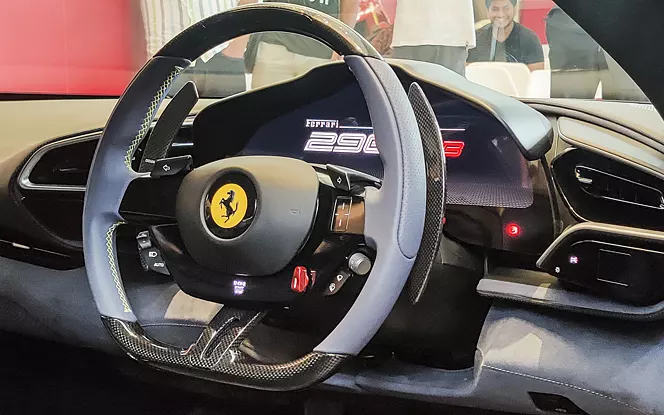 296 gtb interior steering wheel 8