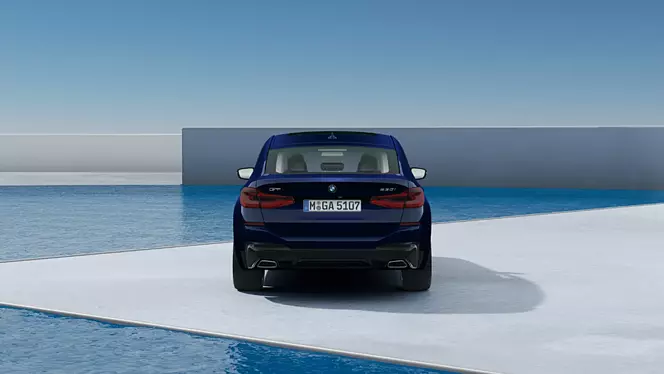 6 series gt exterior rear view