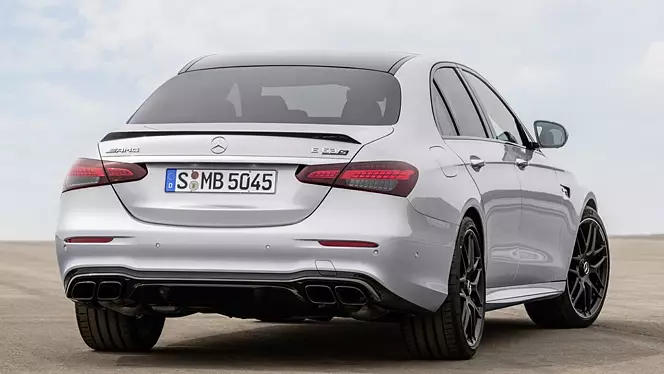 amg e63 exterior rear view