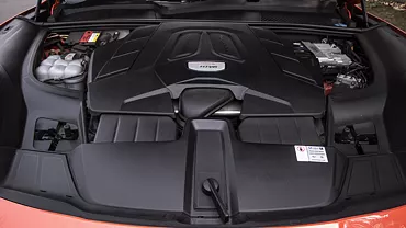 cayenne coupe exterior engine shot