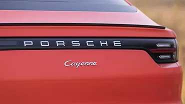 cayenne coupe exterior rear badge