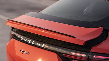 cayenne coupe exterior rear spoiler