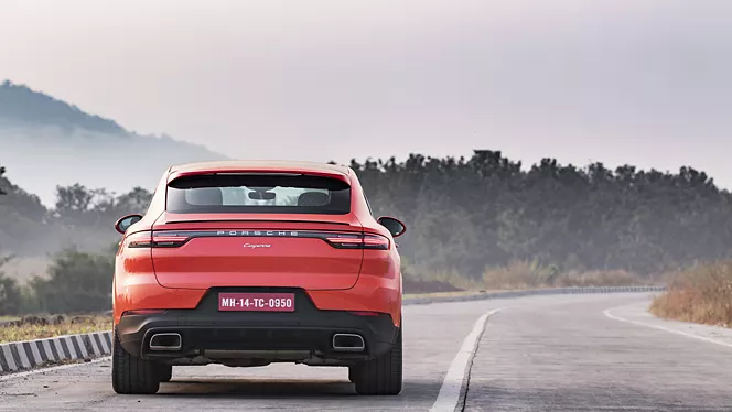 cayenne coupe exterior rear view