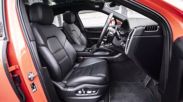 cayenne coupe interior front row seats