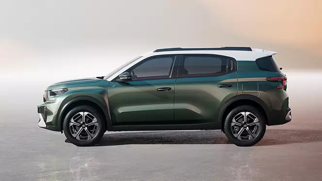 citroen c3 aircross facelift exterior left side view