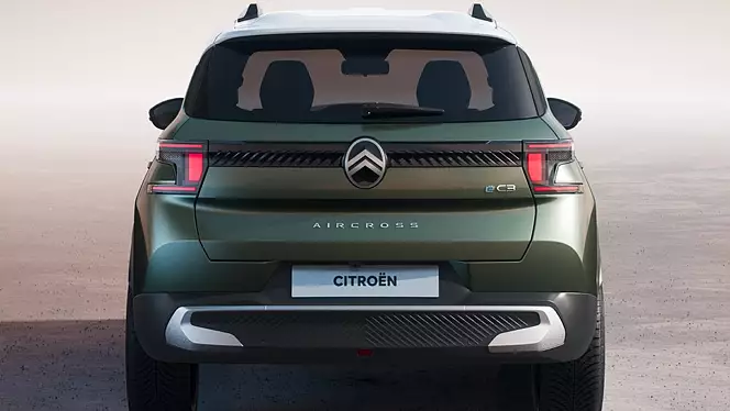 citroen c3 aircross facelift exterior rear view