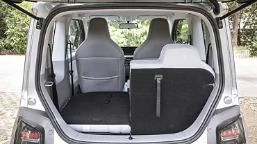 comet ev interior bootspace rear split seat folded