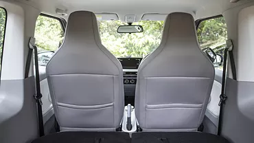 comet ev interior front seat back pockets