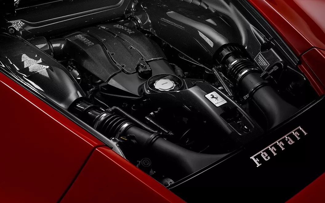 f8 tributo exterior engine shot 9