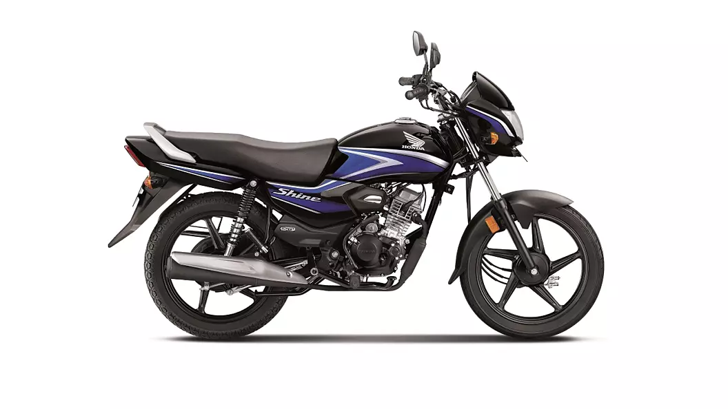 honda select model black with blue stripes 1678865599735