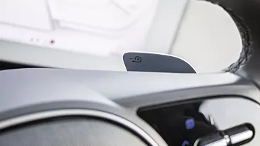 ioniq 5 interior left paddle shifter