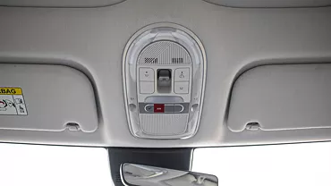 ioniq 5 interior roof mounted controls sunroof cabin light controls