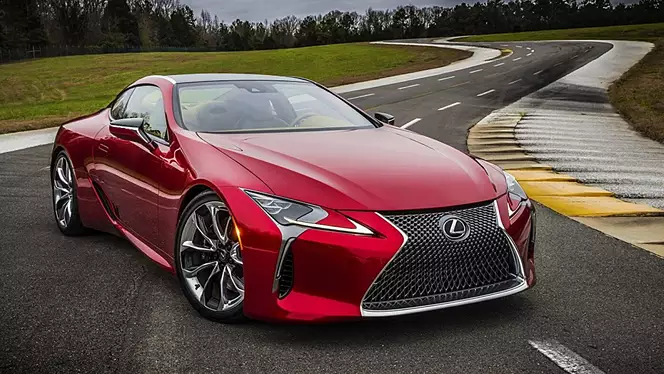 lexus lc 500h right front three quarter8