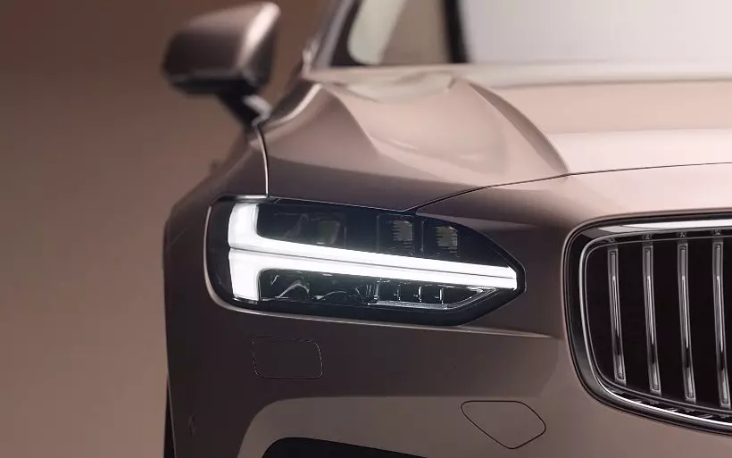 s90 exterior headlight