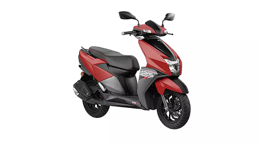 tvs select model matte red 1668150495543