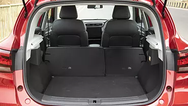 zs ev interior bootspace rear seat folded