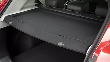 zs ev interior bootspace with parcel tray retractable