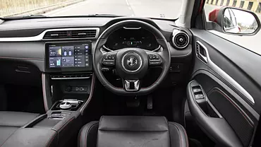 zs ev interior steering wheel