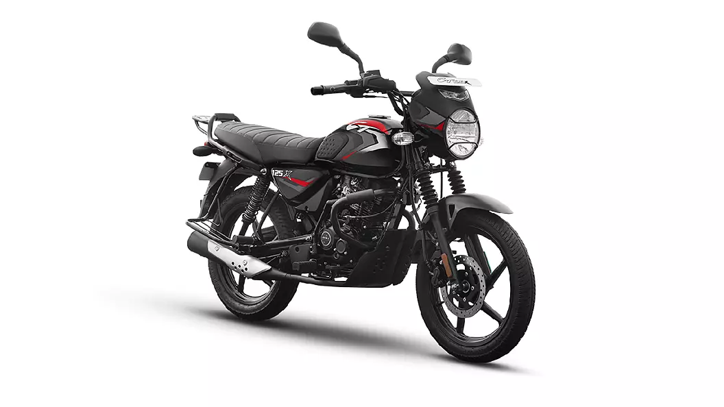 bajaj select model ebony black with red decals disc 1669291885819