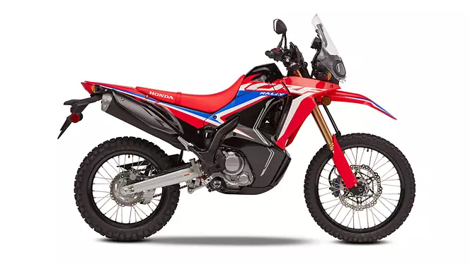 crf300 rally right side view