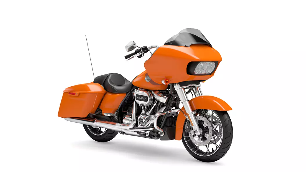 harleydavidson select model baja orange chrome finish 1680786176534