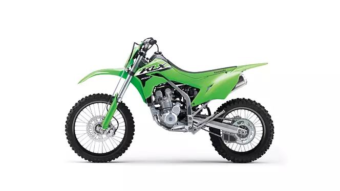 klx 300r left side view