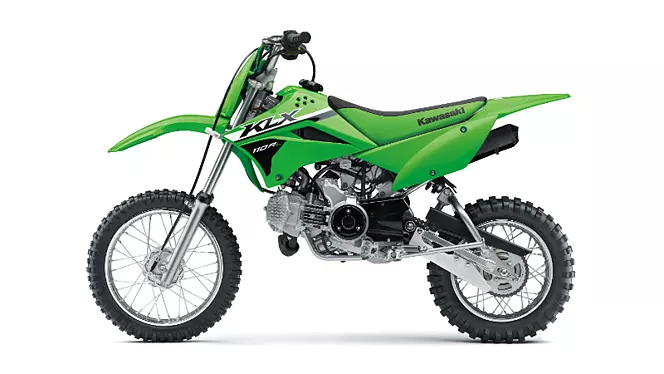 klx110r l left side view