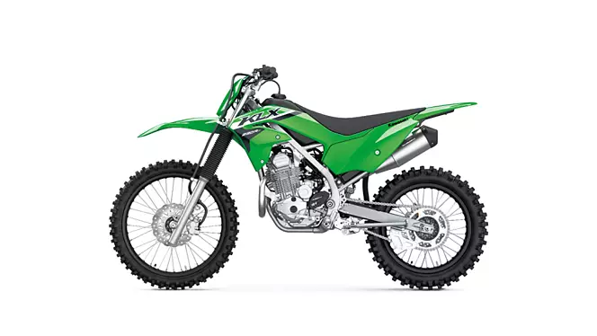 klx230rs left side view