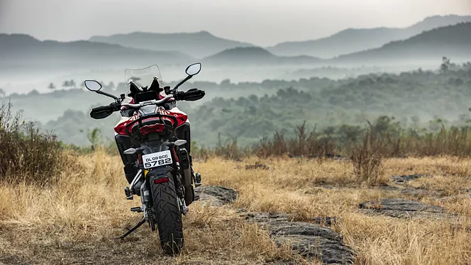 multistrada v4 rear view