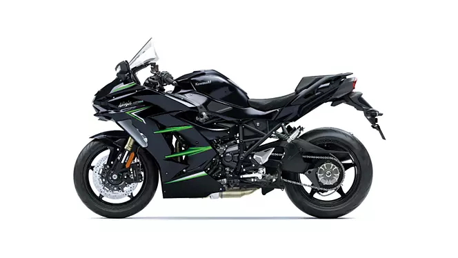 ninja h2 sx left side view