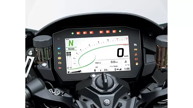 ninja h2 sx tft instrument cluster