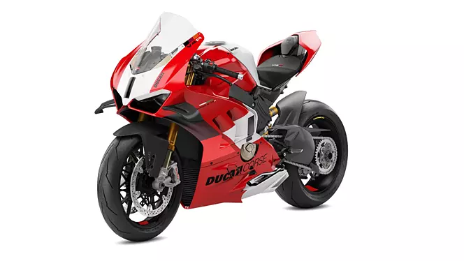 panigale v4 r left front three quarter