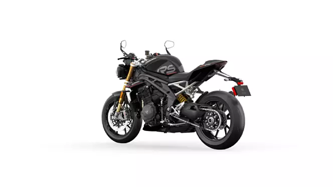 speed triple 1200 rs left rear three quarter