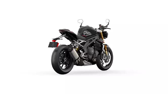 speed triple 1200 rs right rear three quarter