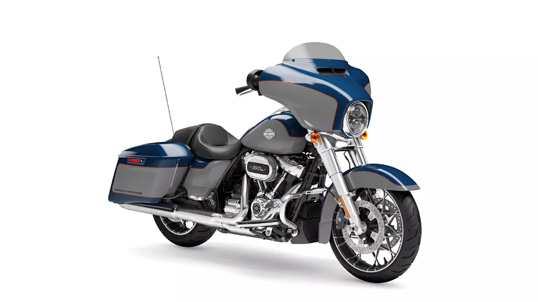 harleydavidson select model bright billiard blue billiard gray chrome finish 1680786137451