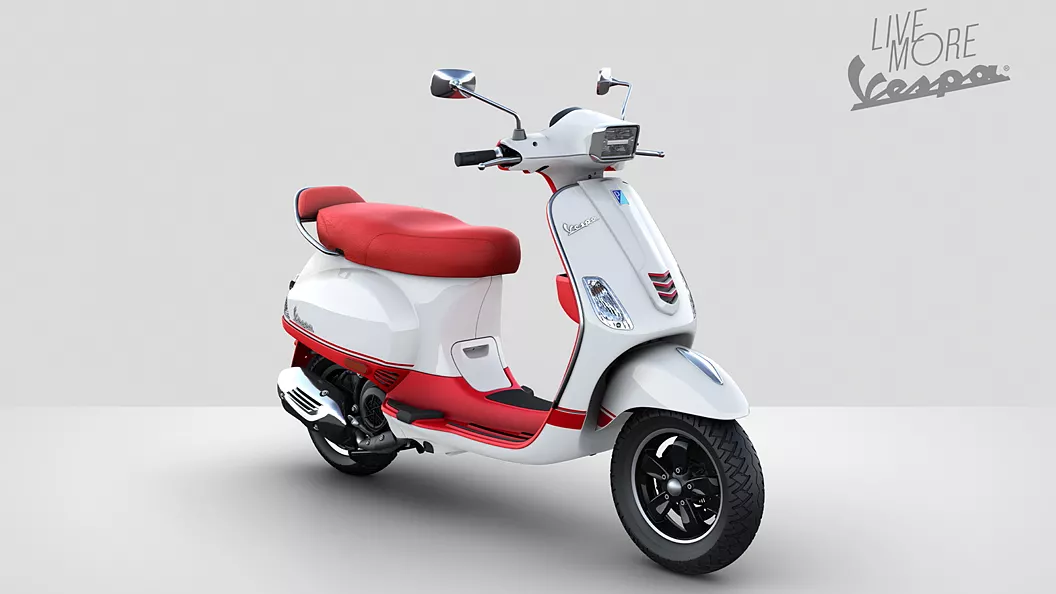 vespa select model pearl white matt red 1684500690453