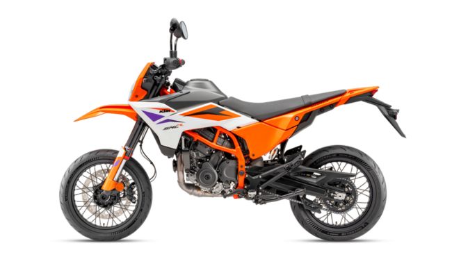 KTM 390 SMC R left side view