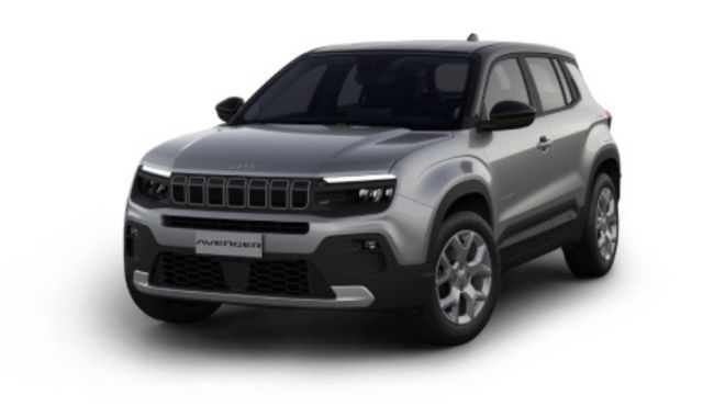 Jeep Avenger silver view