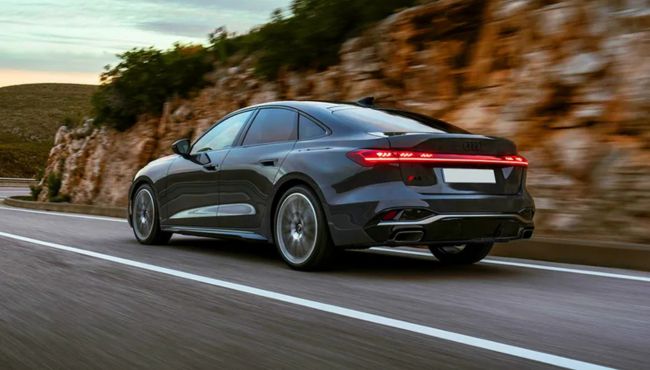 Audi A5 action view