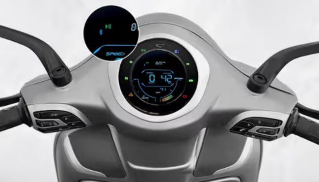 Bajaj Chetak 3503 display view