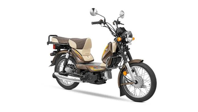 TVS XL100 Beaver Brown