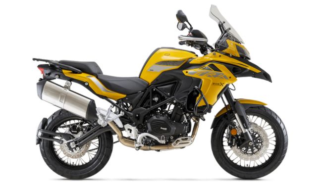 Benelli TRK 502 Yellow view