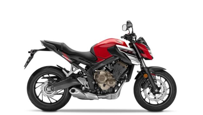 Honda CB650R right side view